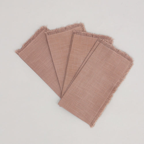 Premium Cotton Napkin Set of 4 - Soft Reusable Dinner Napkins