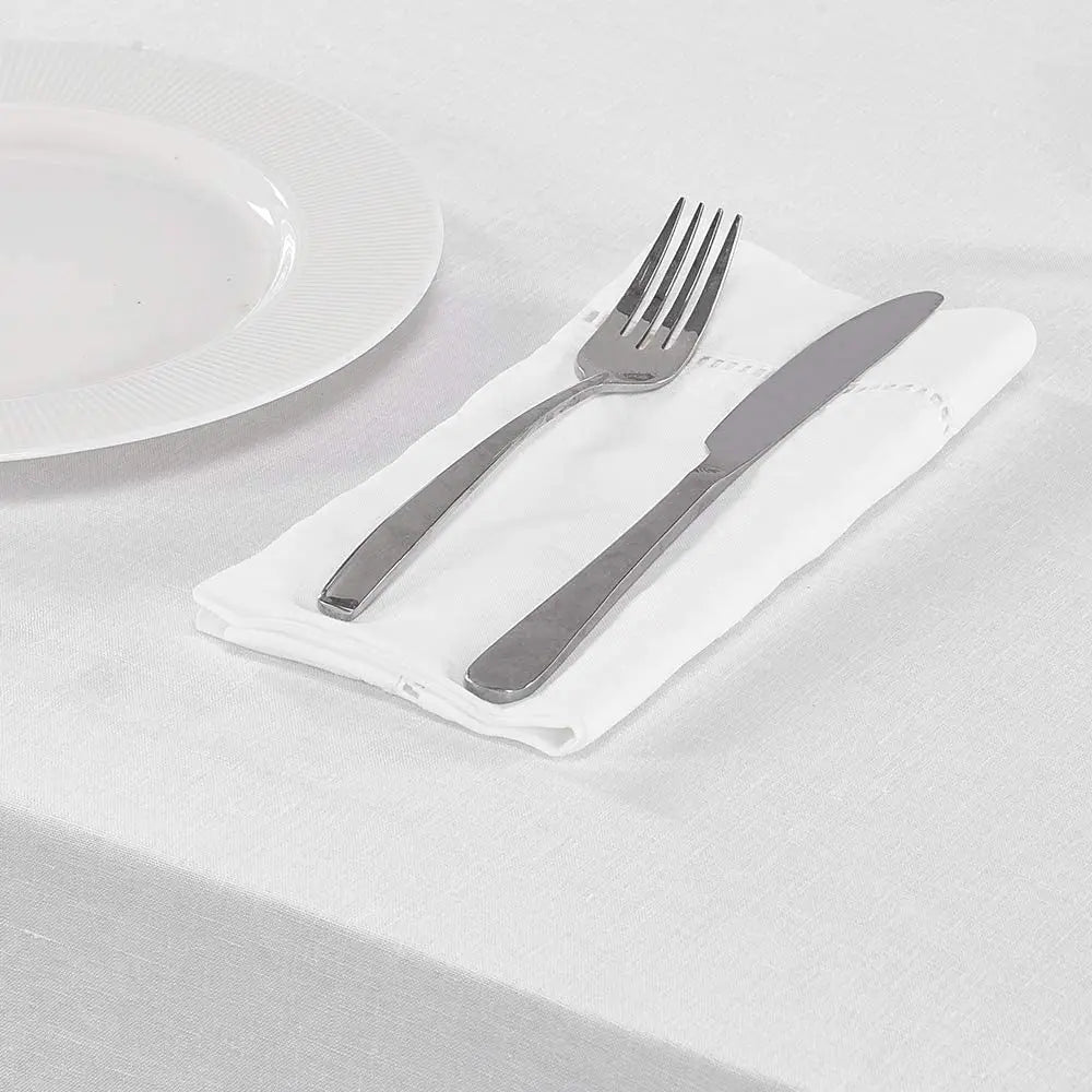100% Linen Napkins Set of 4 | Handmade Reusable Cloth Napkins for Dining