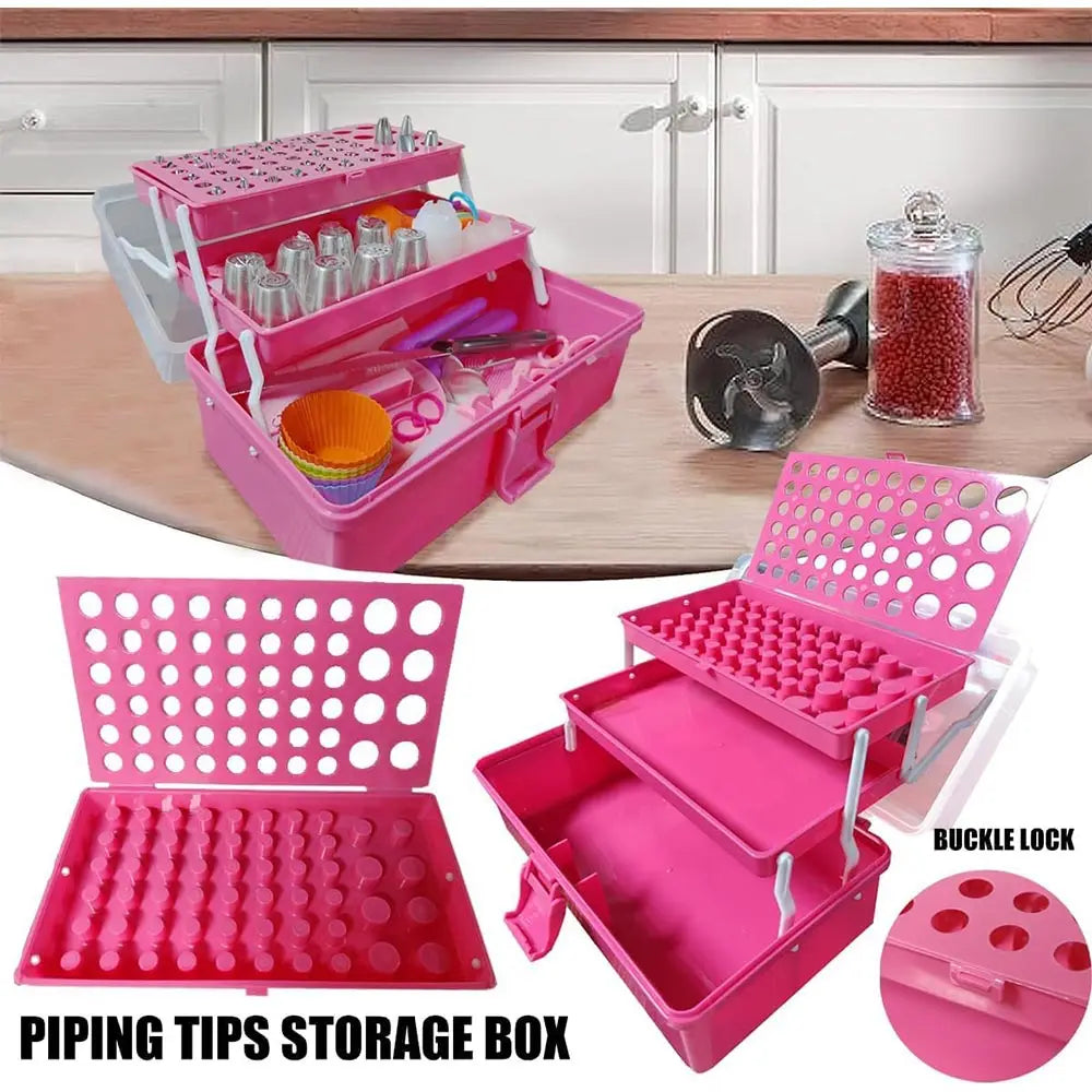 359-Piece Cake Decorating Set – 66 Tips, Piping Bags, Baking Tools & Cupcake Supplies for Beginners