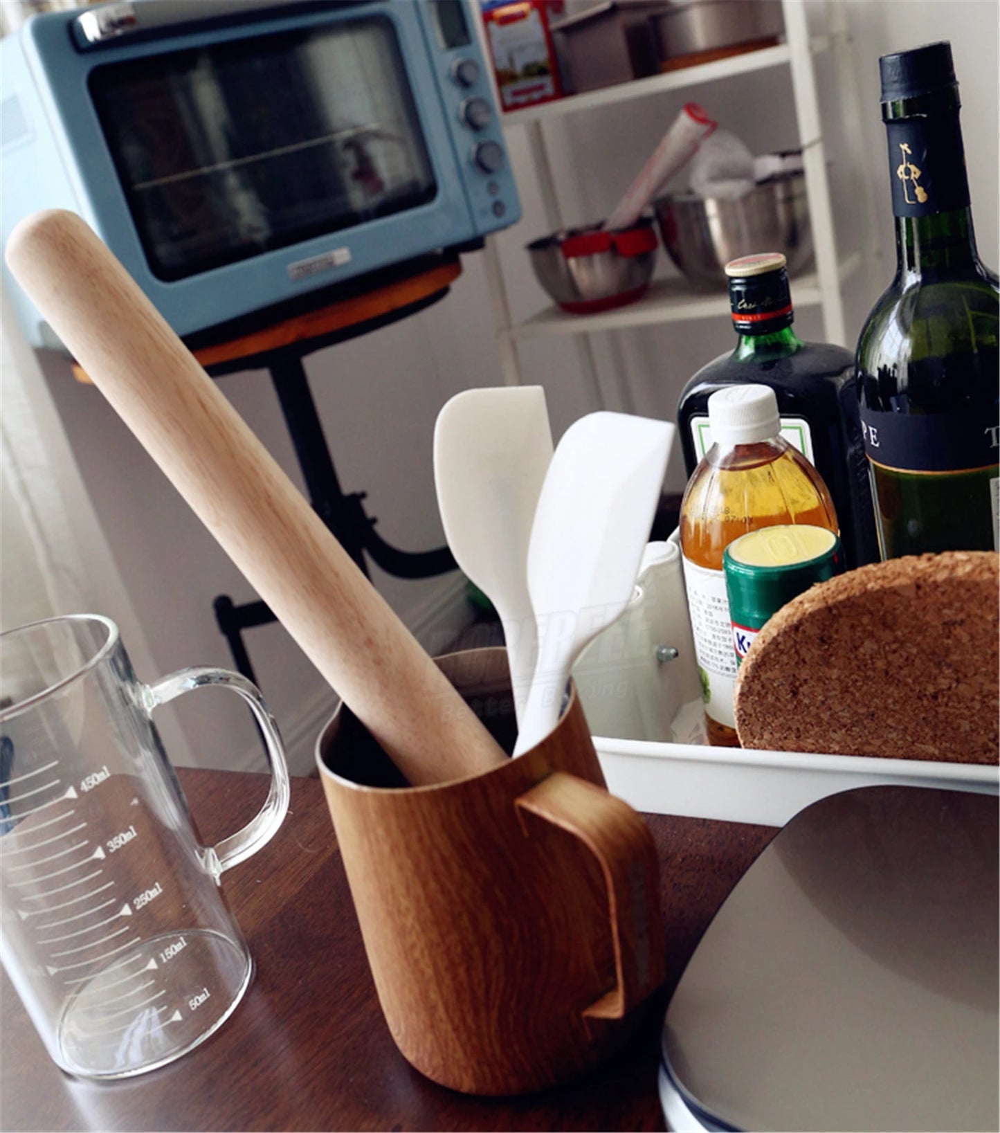 Oblique Head Silicone Spatula - Heat Resistant