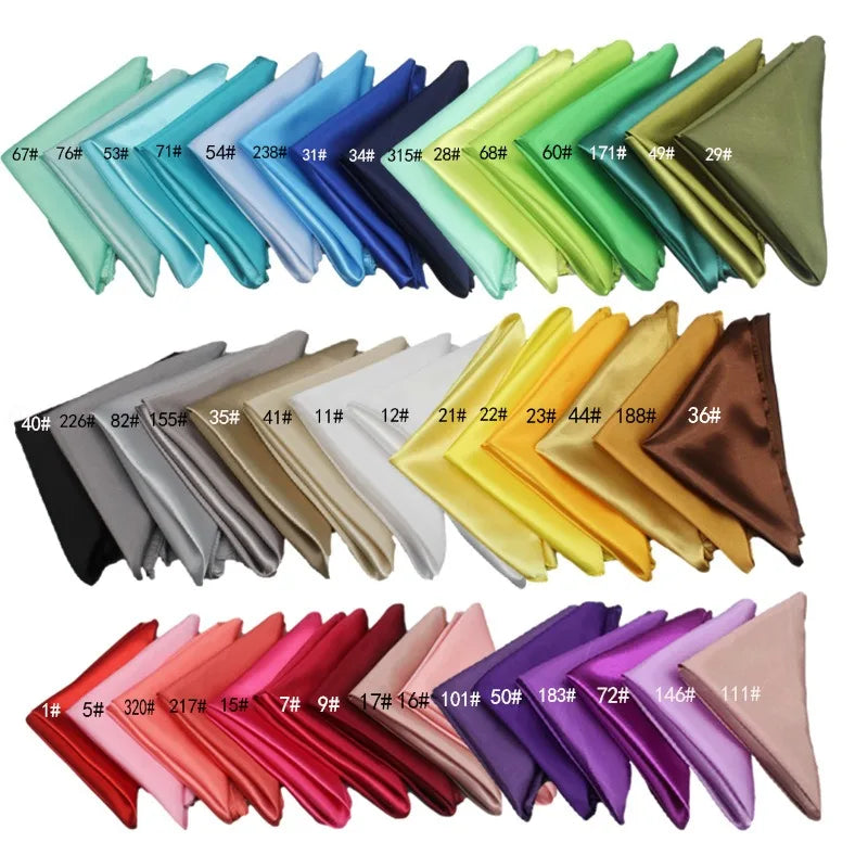 Handmade Satin Table Napkins 10 pcs 35×35cm – Square