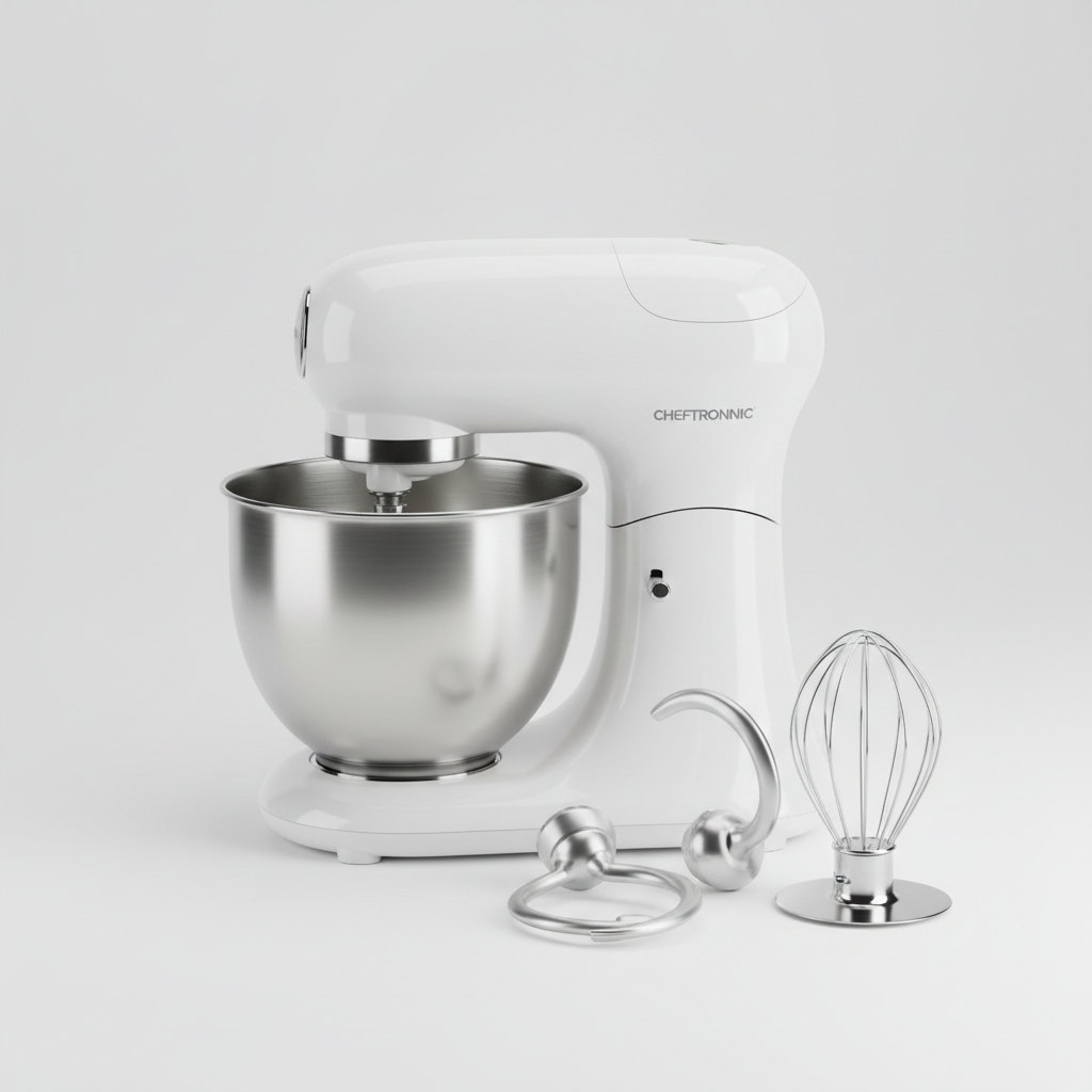 CHEFTRONIC Stand Mixer 5.5QT - 500W Tilt-Head Electric Mixer with 6 Speed