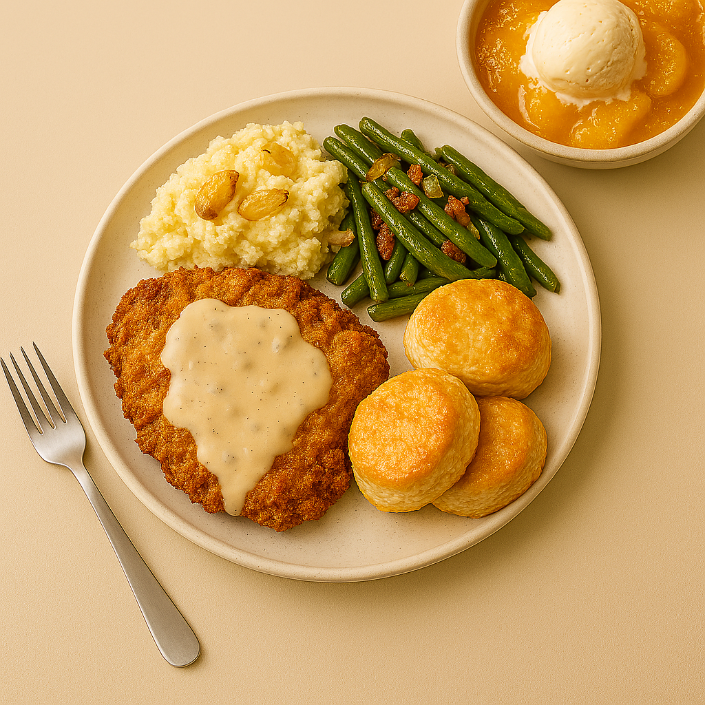Southern Country Dinner: Complete Chicken Fried Steak Recipe with All the Fixings