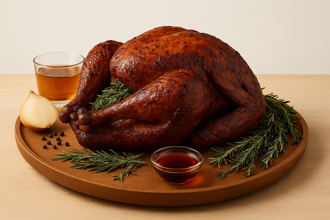 Smoked Maple Bourbon Turkey - Why Wait for Thanksgiving?