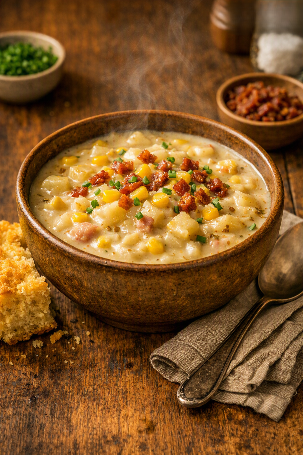 Creamy Southern Corn & Potato Chowder