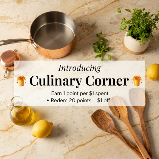 Introducing Culinary Corner Rewards — Earn Points on Every Purchase!
