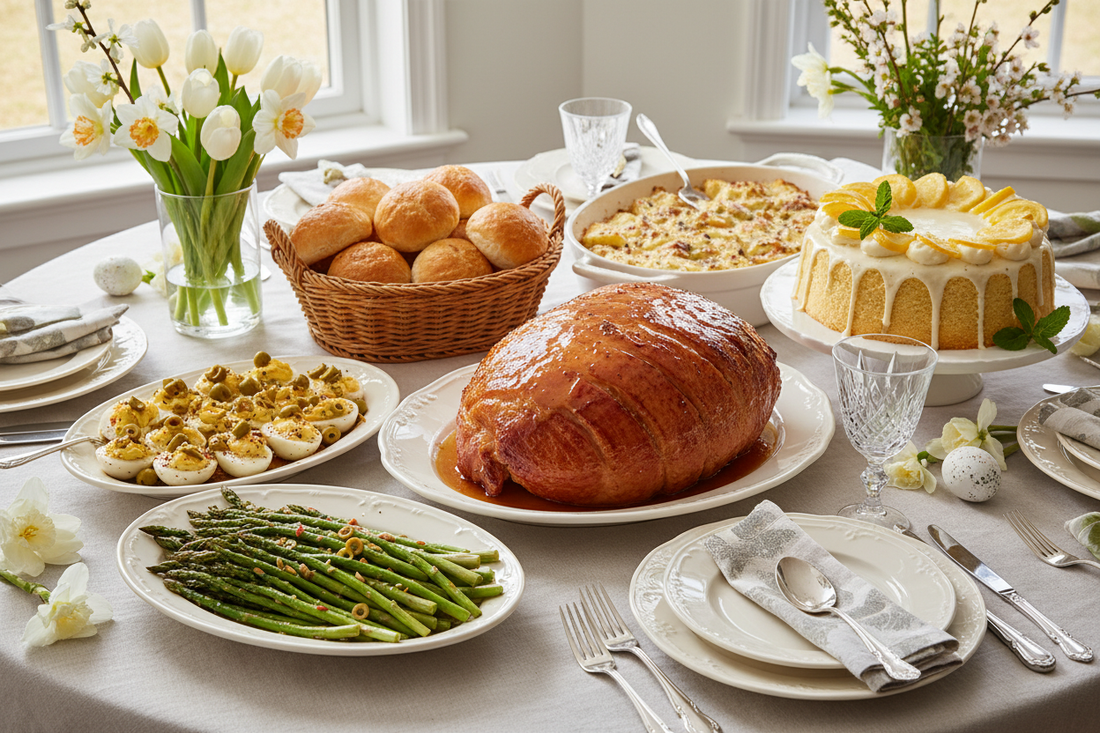 Gather Around the Table: A Traditional Easter Glazed Ham Dinner