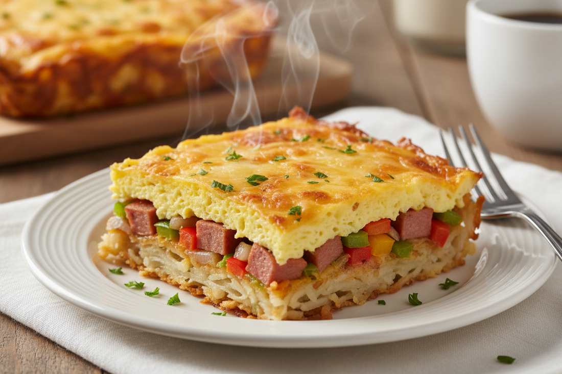 Loaded Hash Brown Breakfast Casserole - Quick, Easy & Delicious!