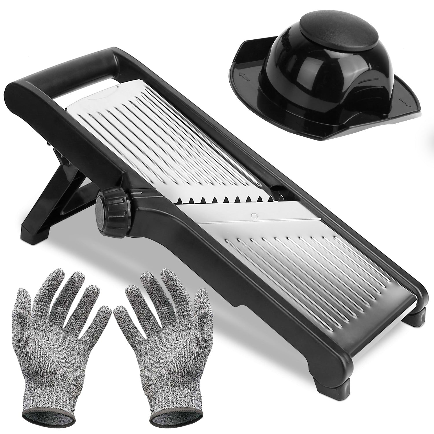 Mandoline Food Slicer - Professional Vegetable Cutter & Julienne Slicer
