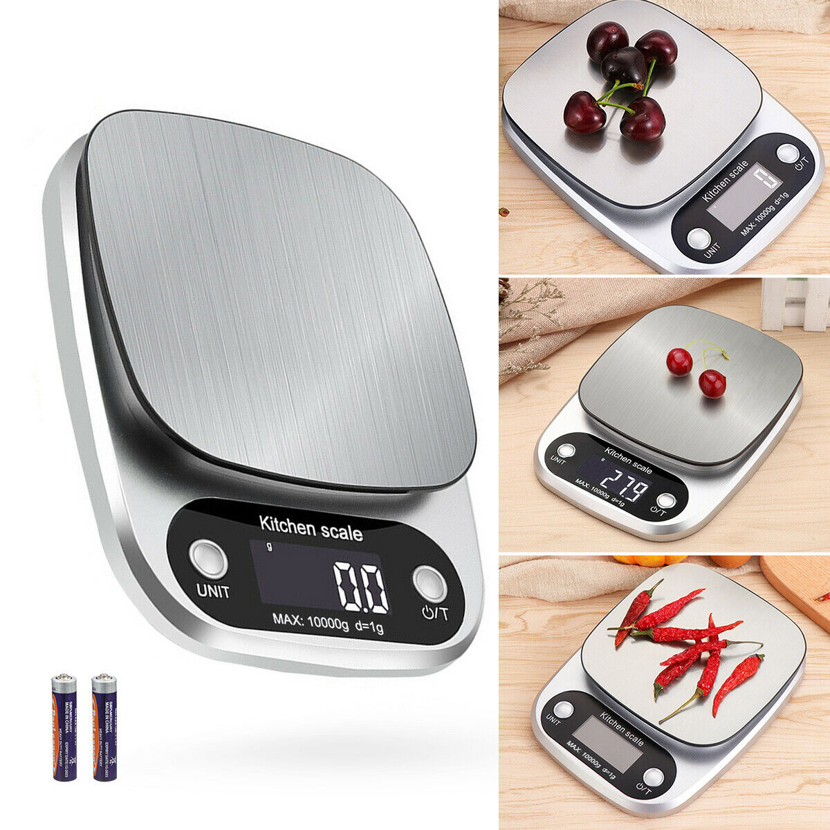Digital Kitchen Food Diet Scale - Precise Portion Control Cooking Scale