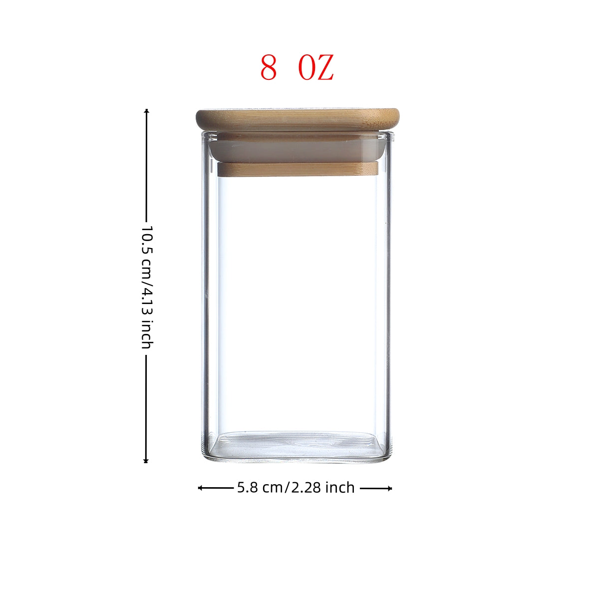 12Pcs Square Spice Jars With 72 Stickers, Kitchen Pepper Jars For Salt Seasoning