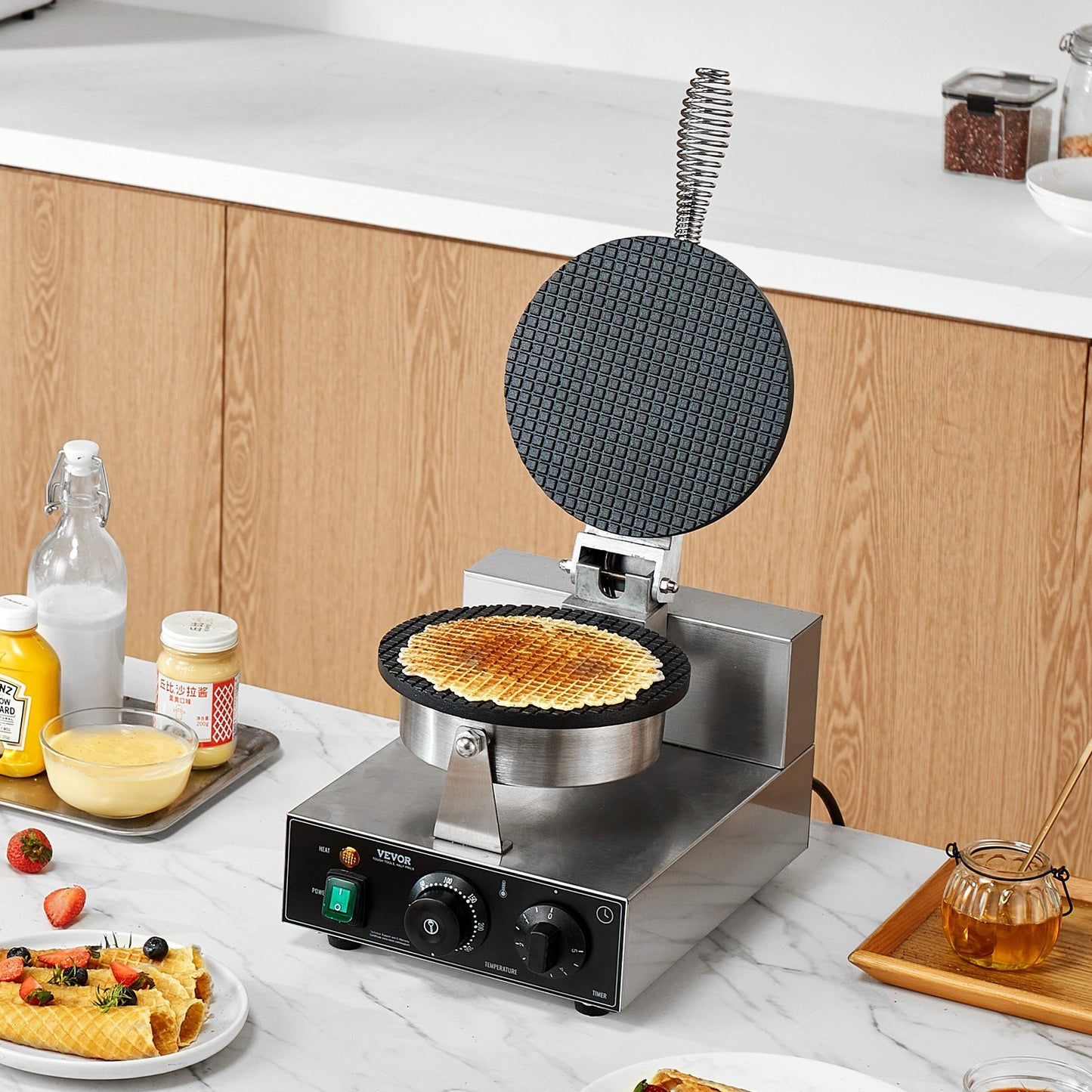 Waffle Cone Maker — Make Fresh Homemade Waffle Cones Natural
