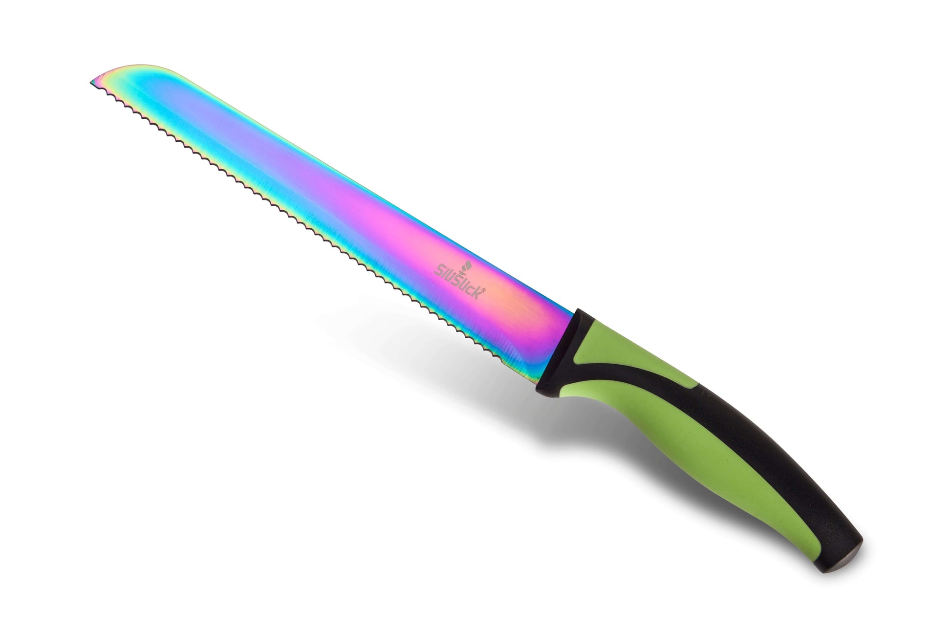 SiliSlick 5-Piece Kitchen Knife Set | Green Handle