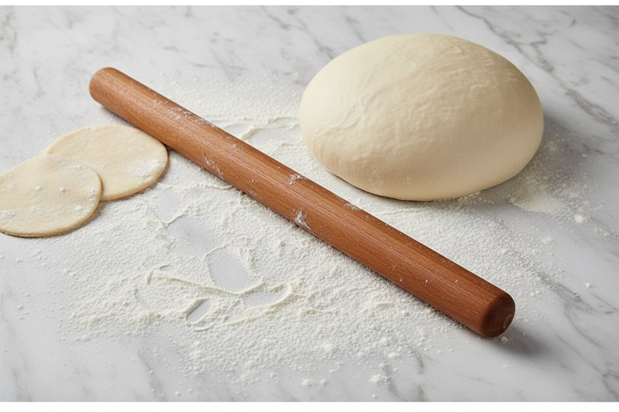 French-Style Rolling Pin - Extra Long Wooden Baker's Pin