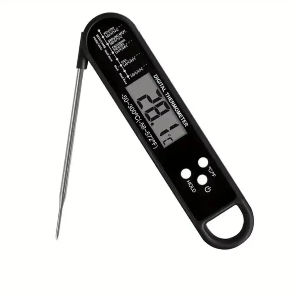 Instant Read Meat Thermometer black