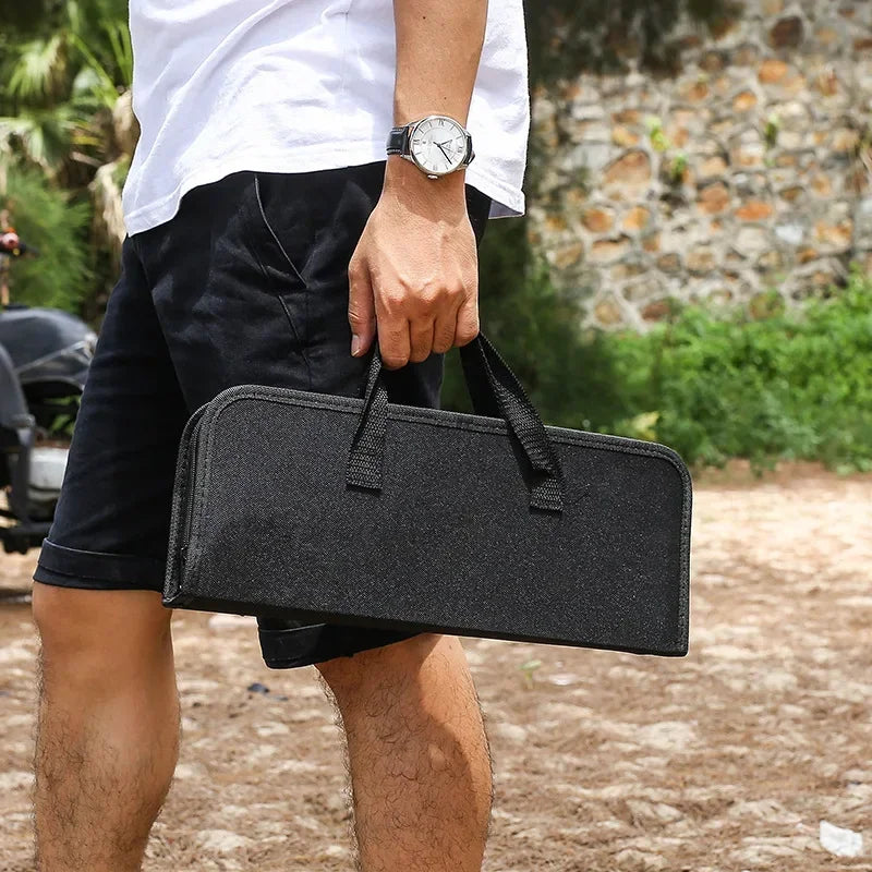 Stainless Steel BBQ Tool Kit with Storage Bag | 3, 5, 7 & 9-Piece Sets