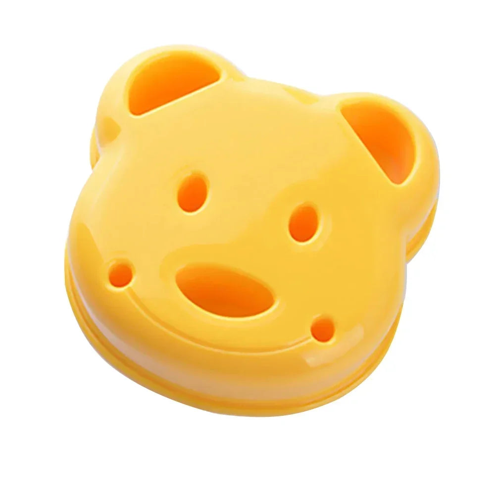 2pcs Sandwich Mould Bear Cat Rabbit Car Shaped Bread Mold Cake Biscuit Embossing Device Crust Cookie Cutter / as picture United States