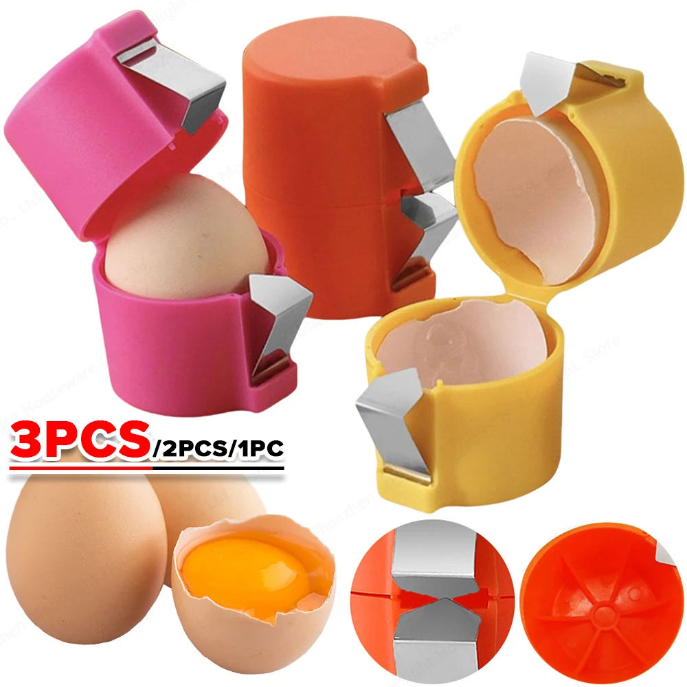 3-1PC Egg Shell Opener Portable Egg Opener Kitchen Handheld Egg Shell Crusher