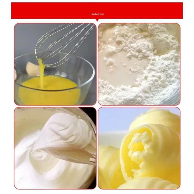 Stainless Steel Balloon Whisk - Manual Egg Beater
