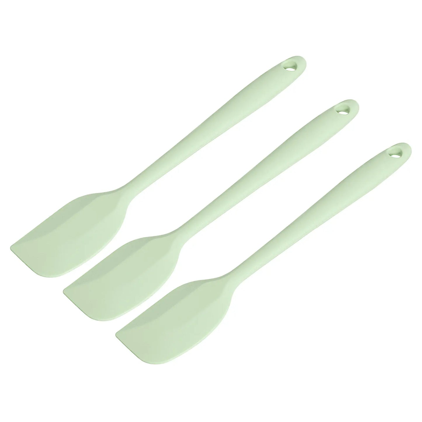 Silicone Spatula Set – Heat-Resistant Baking & Cooking Scrapers Cyan 3pcs United States