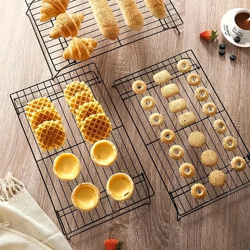 Stackable Cooling Rack Set - Nonstick Metal Baking Rack (1/2/3-Pack)