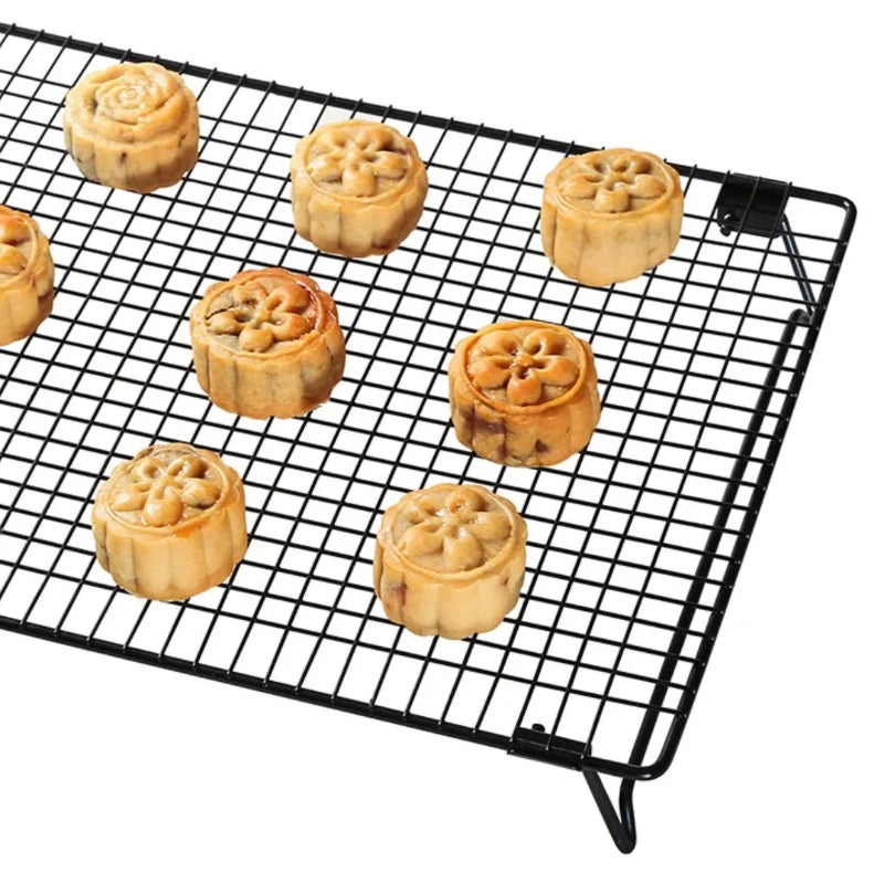 Carbon Steel Cooling Rack - Foldable Multi-Purpose Baking Rack (2 Sizes)