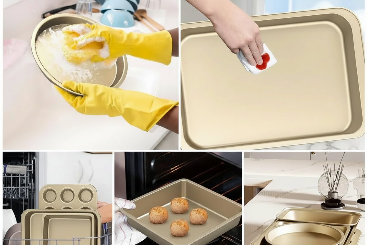 Non-Stick Baking Pan Set - Carbon Steel Bakeware