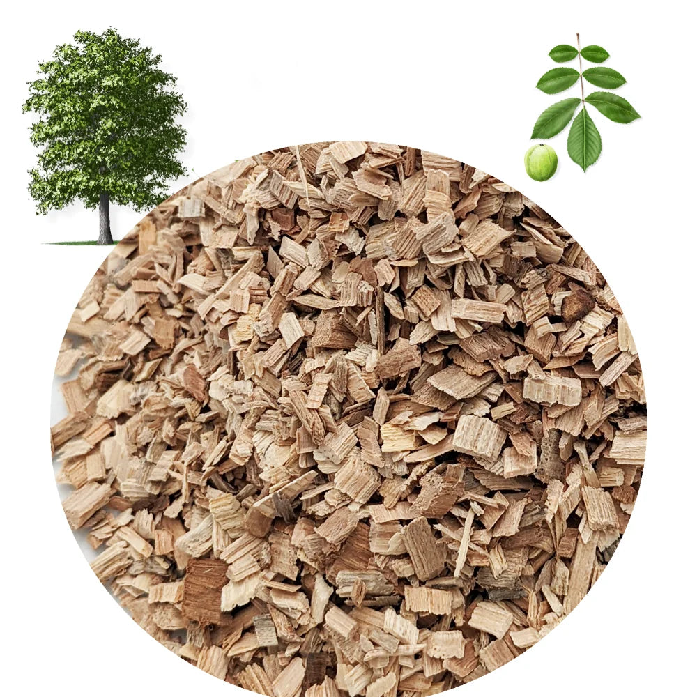 BBQ Smoking Wood Chips | 500g Natural Hardwood — Applewood, Cherry, Oak & Hickory