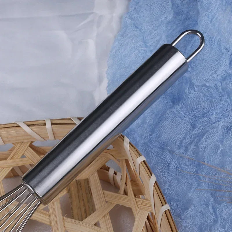 Stainless Steel Balloon Whisk - Manual Egg Beater