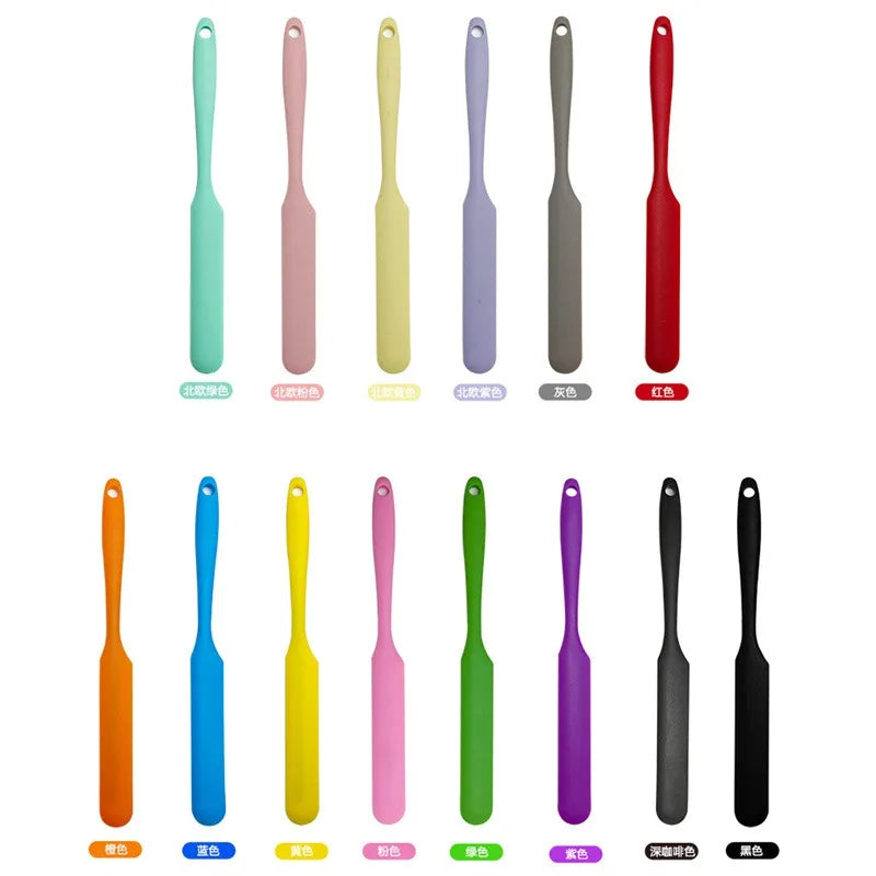 Silicone Cake Scraper & Spatula — Heat-Safe Baking Tool