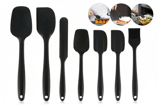 6-Piece Silicone Spatula Set - Non-Stick & Heat Resistant