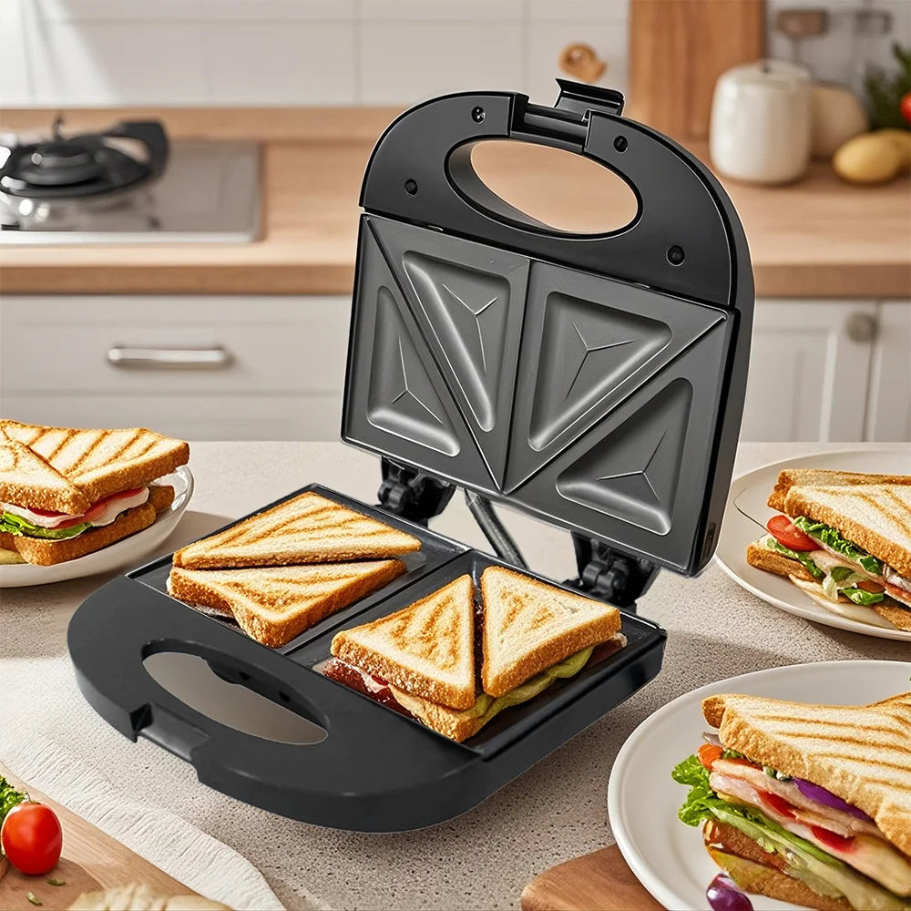 Professional Electric Waffle Maker - Multi-Function Non-Stick Breakfast Machine black United States US