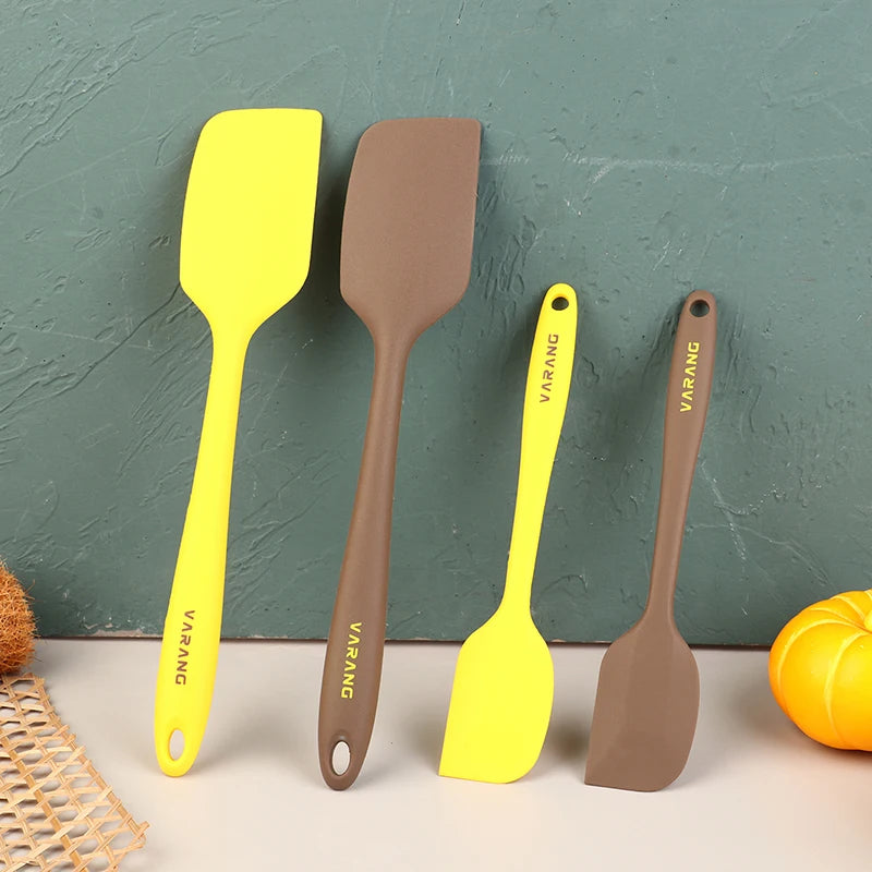 1 Pc Kitchen Silicone Cream Butter Cake Spatula Scraper Cake Cream Scraper Nonstick Butter Spatula Mixer DIY Cake Baking Tools