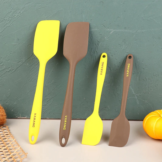 1 Pc Kitchen Silicone Cream Butter Cake Spatula Scraper Cake Cream Scraper Nonstick Butter Spatula Mixer DIY Cake Baking Tools
