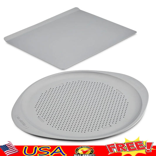 Nonstick Baking Sheet and Pizza Crisper Pan United States