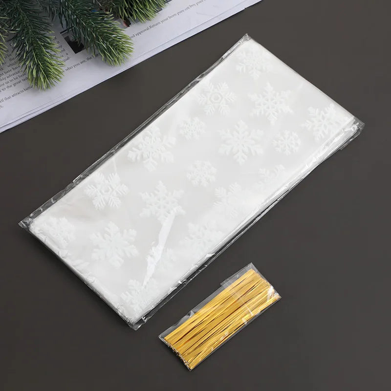 Snowflake Candy/Cookie Bags WHITE United States