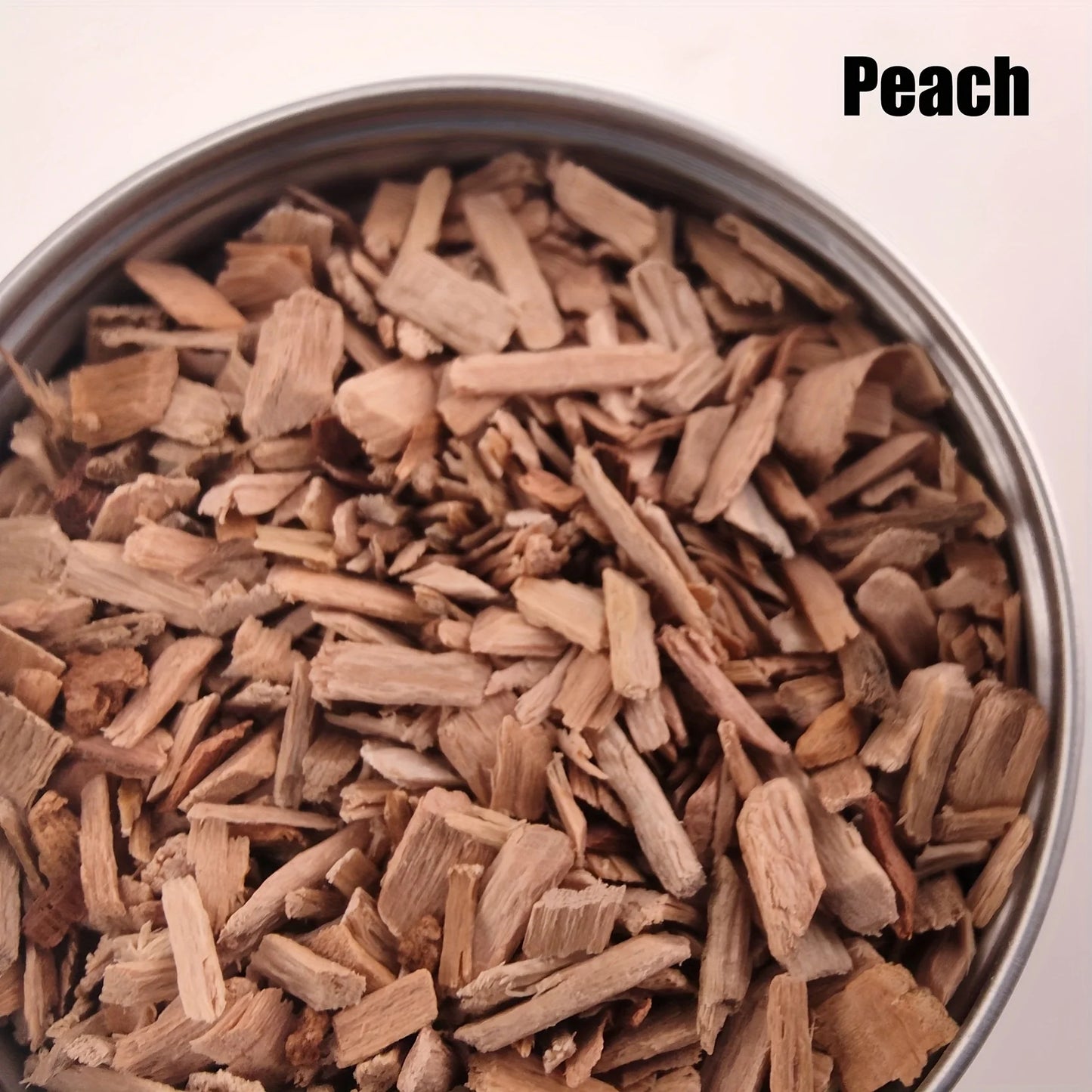 Natural Wood Chips for Cocktail Smoker & Whiskey Smoker | 6 Flavors Peach