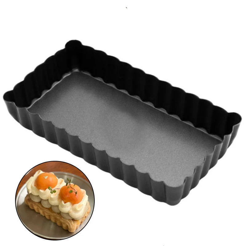 Rectangular Cake Baking Pan with Removable Bottom