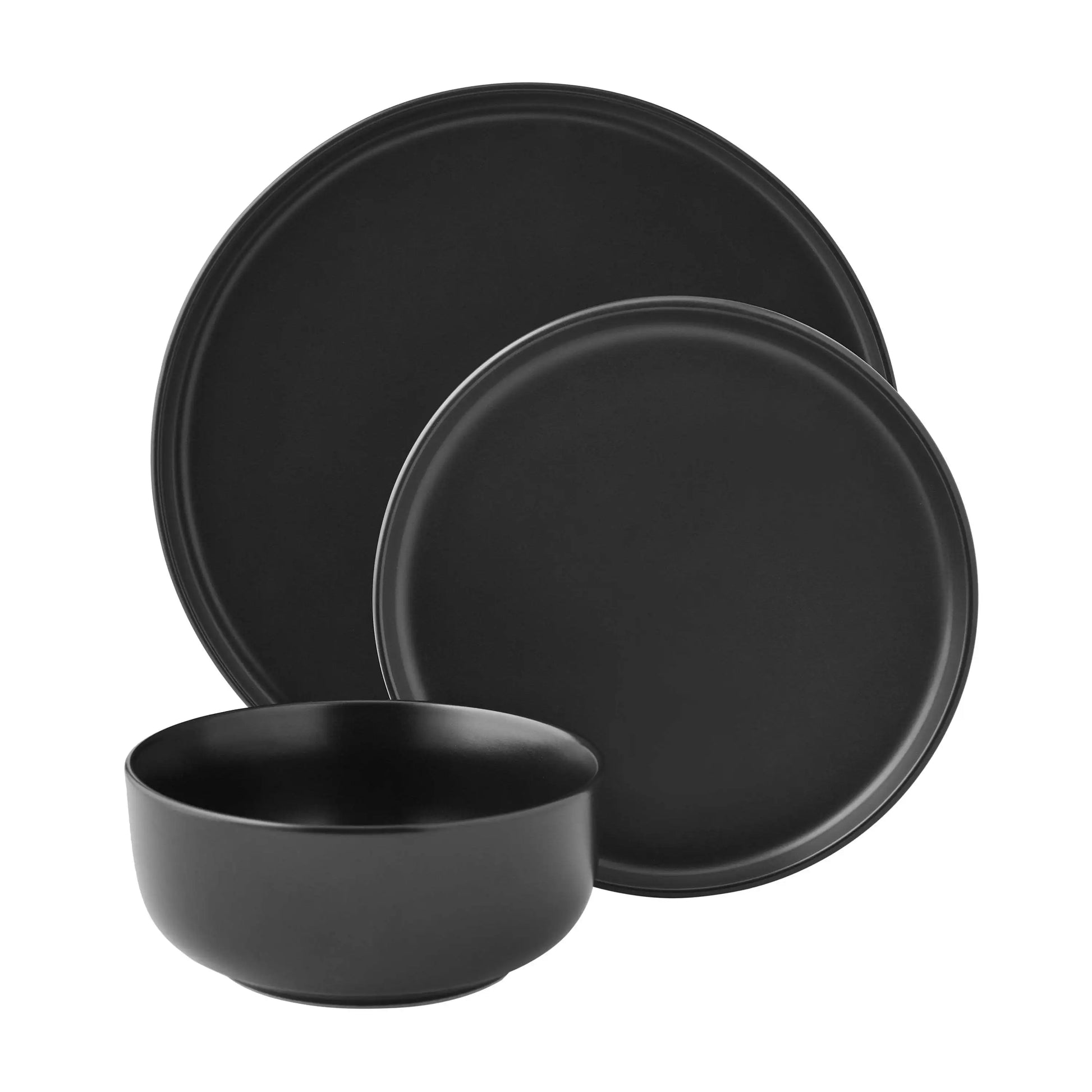 Alessandra 12-Piece Stoneware Dinnerware Set - Modern Tableware