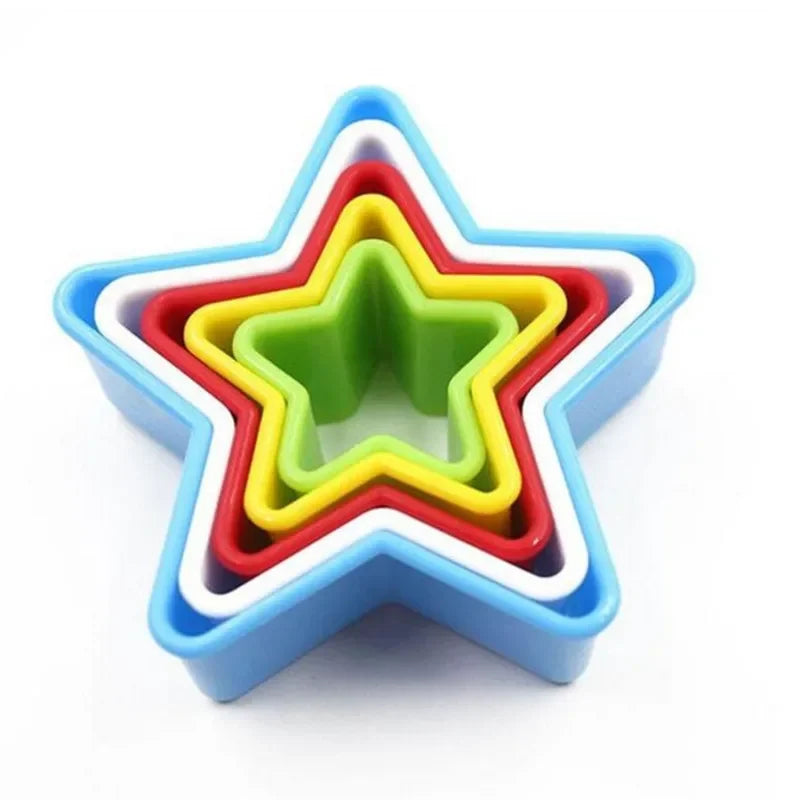 Biscuit Mould Cookies Cutter Molds Plastic Cake Mould Plunger Forms For Cookies Cake Decorating United States star