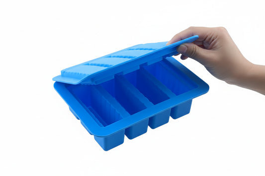 Silicone Mold With Lid Rectangular, Butter Maker Baking Molds