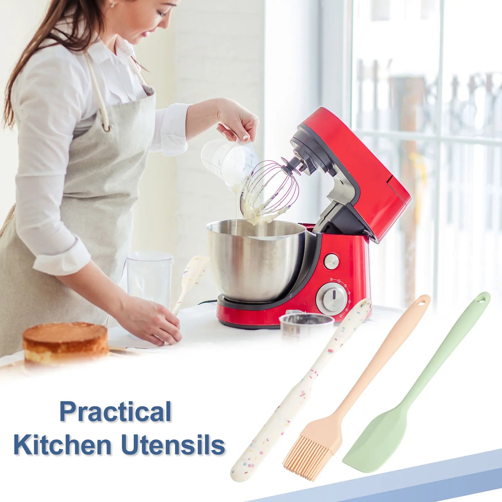 Silicone Spatula Set – Heat-Resistant Baking & Cooking Scrapers