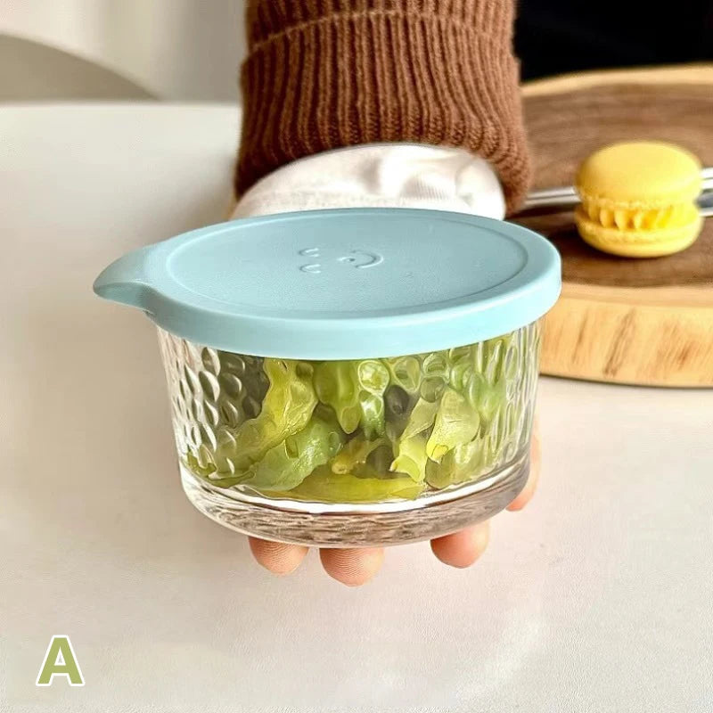 200ml Glass Storage Jars with Airtight Lid | Bubble, Ribbed & Smooth Textures A Bubble Glass