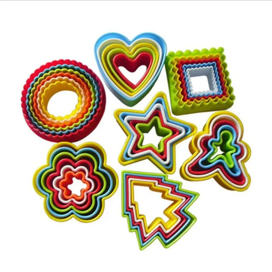 Biscuit Mould Cookies Cutter Molds Plastic Cake Mould Plunger Forms For Cookies Cake Decorating