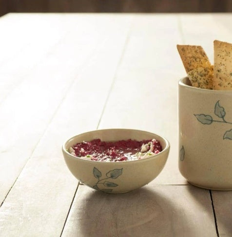 Ceramic Nut Bowl – Elegant Eggshell Snack Dish