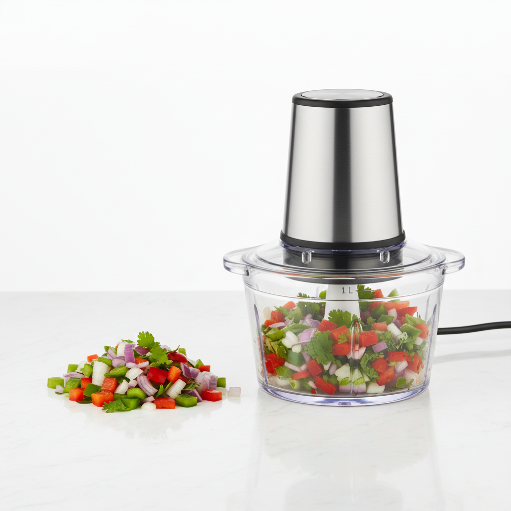 BioloMix Electric Chopper 500W - 2L Meat Grinder & Food Processor
