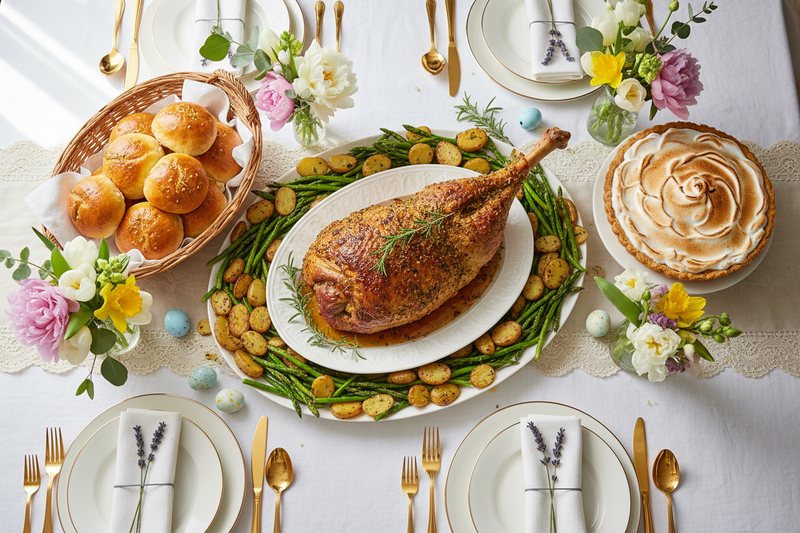 Gather Around the Table: Traditional Easter Leg of Lamb Dinner